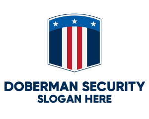 Stars And Stripes Security  logo design