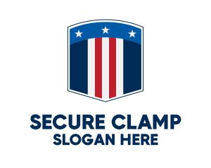 Stars And Stripes Security  logo design