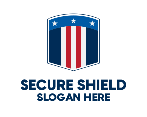 Stars And Stripes Security  logo design