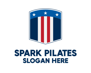 Stars And Stripes Security  logo design