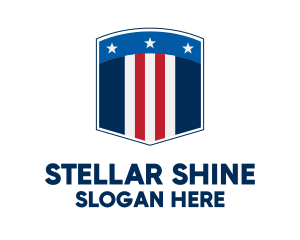 Stars And Stripes Security  logo design