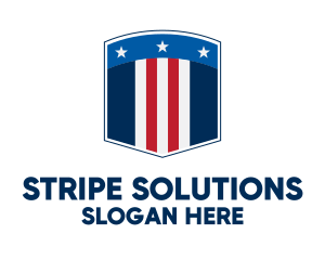 Stars And Stripes Security  logo design