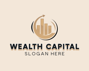 Venture Capital Graph Financing logo design