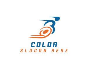 Speed - Wheelchair Disability Race Athlete logo design