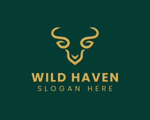 Wild Bull Horn logo design