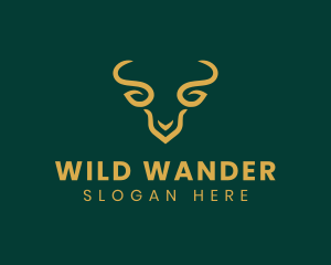 Wild Bull Horn logo design