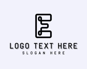 Professional - Generic Business Letter E logo design