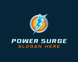 Charge - Energy Lightning Charge logo design