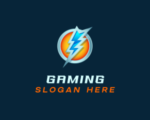 Thunder - Energy Lightning Charge logo design