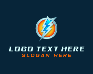 Charge - Energy Lightning Charge logo design