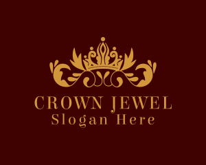 Fashion Crown Tiara Jeweler logo design