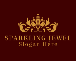 Fashion Crown Tiara Jeweler logo design