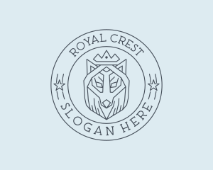 Royal Wolf Crest logo design