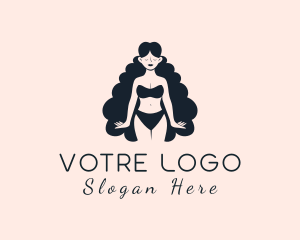 Sexy Lingerie Woman Logo