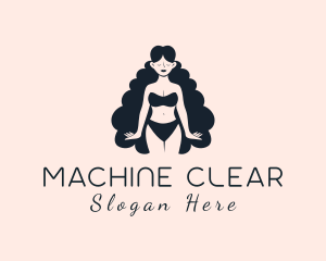 Sexy Lingerie Woman Logo