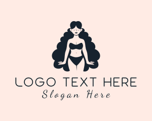 Underwear - Sexy Lingerie Woman logo design