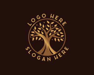 Orchard - Nature Tree Agriculture logo design