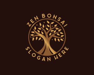 Bonsai - Nature Tree Agriculture logo design