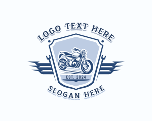 Vintage - Vintage Motorcycle Rider logo design