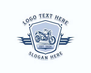 Handlebars - Auto Motorcycle Rider logo design