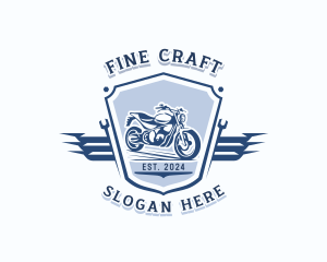 Auto Motorcycle Rider Logo