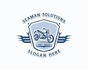 Auto Motorcycle Rider Logo