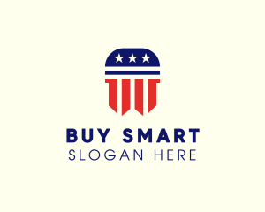 American Republican Politics  logo design