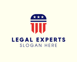 Law - American Law Firm logo design
