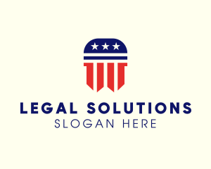 Law - American Law Firm logo design