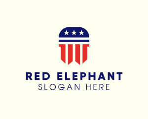 American Republican Politics  logo design