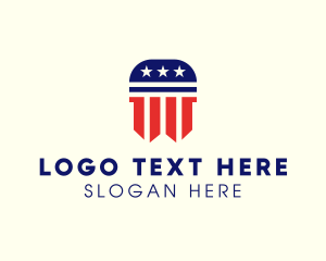 Negative Space - American Law Firm logo design