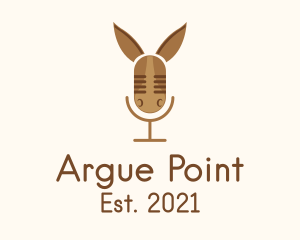 Debate - Donkey Audio Podcast logo design