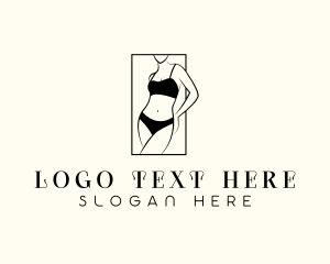 Swimwear - Skinny Bikini Lingerie logo design