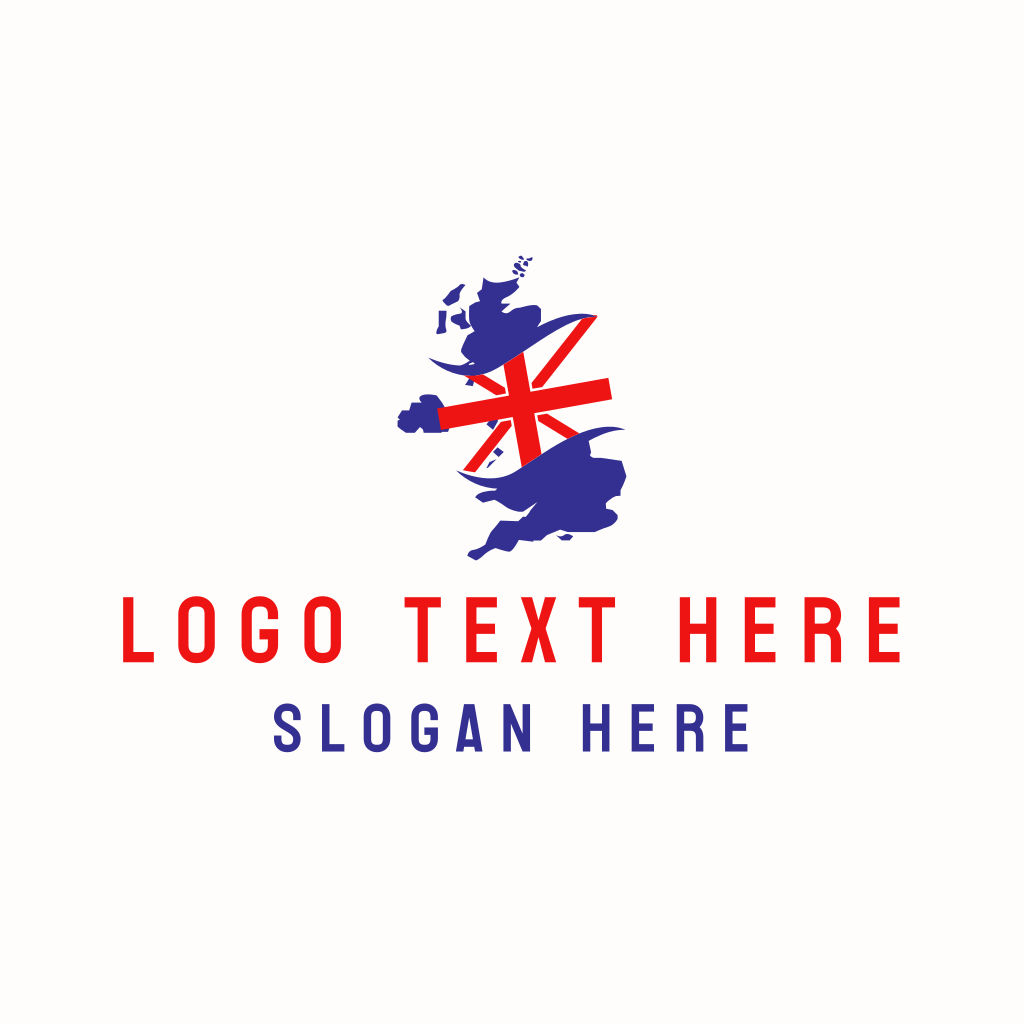 United Kingdom Flag Map Logo | BrandCrowd Logo Maker | BrandCrowd