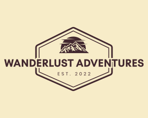 Mountain Climbing Adventure logo design