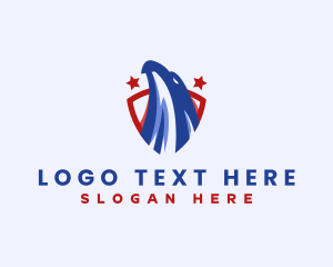 President - USA Shield Eagle logo design