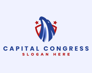 Congress - USA Shield Eagle logo design