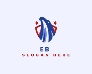 United States - USA Shield Eagle logo design