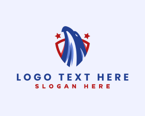 Usa - USA Shield Eagle logo design