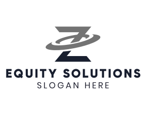 Equity - Business Orbit Letter Z logo design