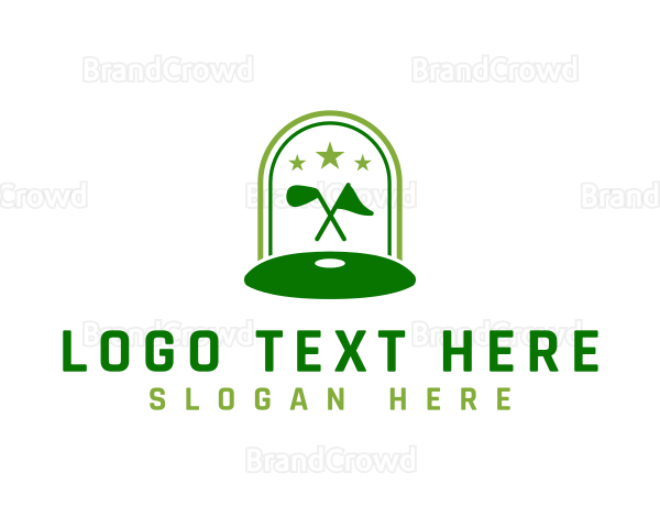 Golf Outdoor Sport Logo