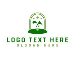 Golf Outdoor Sport Logo