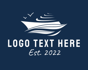 Voyage - Nautical Cruise Ship logo design