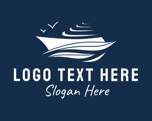 Nautical Cruise Ship Logo