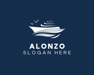 Nautical Cruise Ship logo design