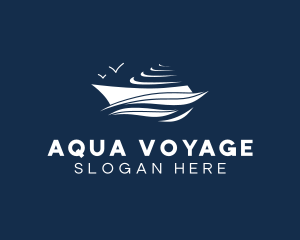 Nautical Cruise Ship logo design