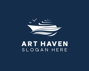 Nautical Cruise Ship logo design