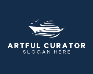 Nautical Cruise Ship logo design