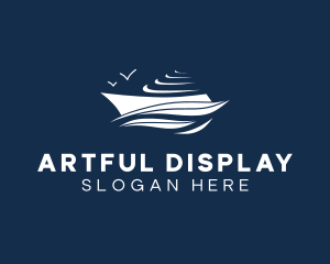 Nautical Cruise Ship logo design