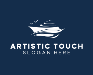 Nautical Cruise Ship logo design